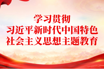 学习贯彻习近平新时代中国特色社会主义思想主题教育